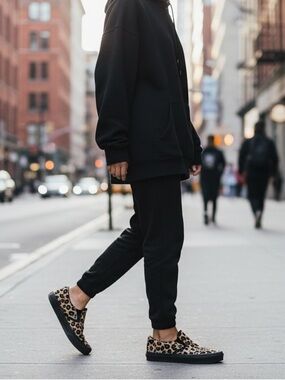 Vans Slip On Womens 8.5 Leopard Skull Print Canvas Sneakers New Without Box